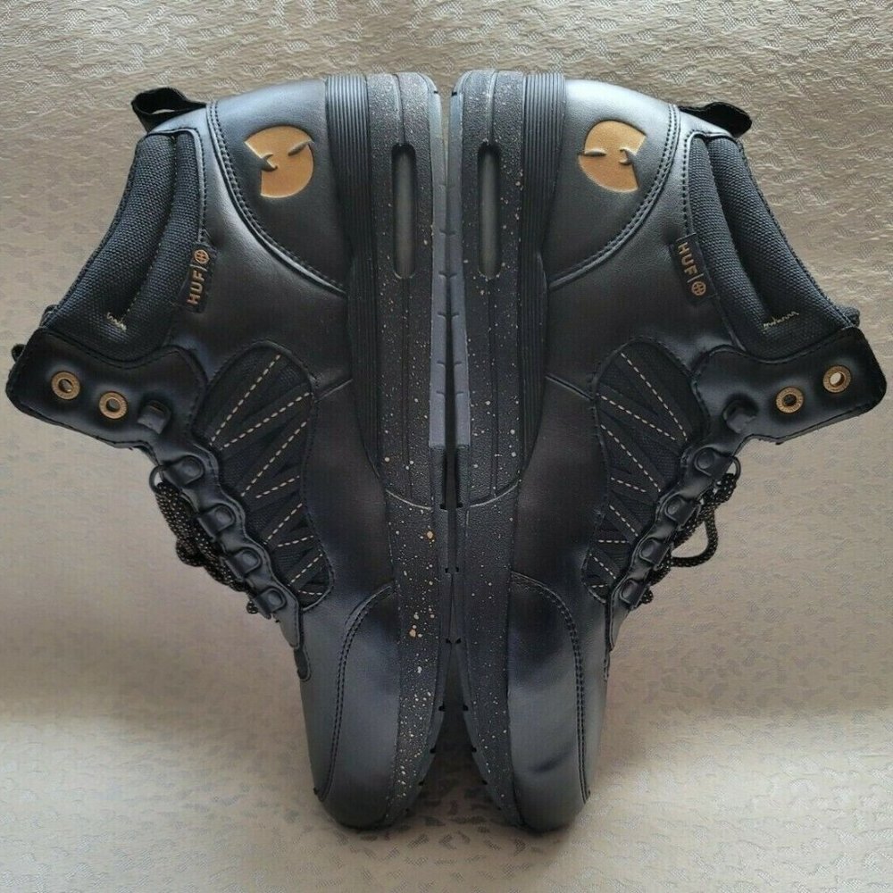 HUF X Wu-tang HR-1 Boots Limited Edition 20th Anniversary Sneaker Men's 12 Black